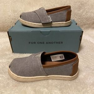 Toddler T8 Classic Frost Grey Chambray TOMS